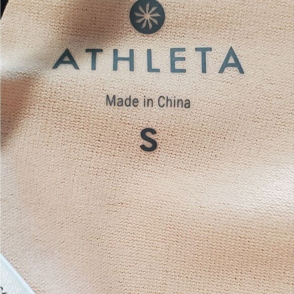 Athleta Dry Fit Black & Gray Striped Dress - Picture 3 of 4